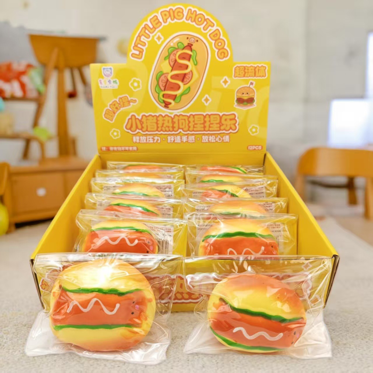 Pet Supplies In Bulk - 4 Parça Gerçekçi Hot Dog Şeklinde